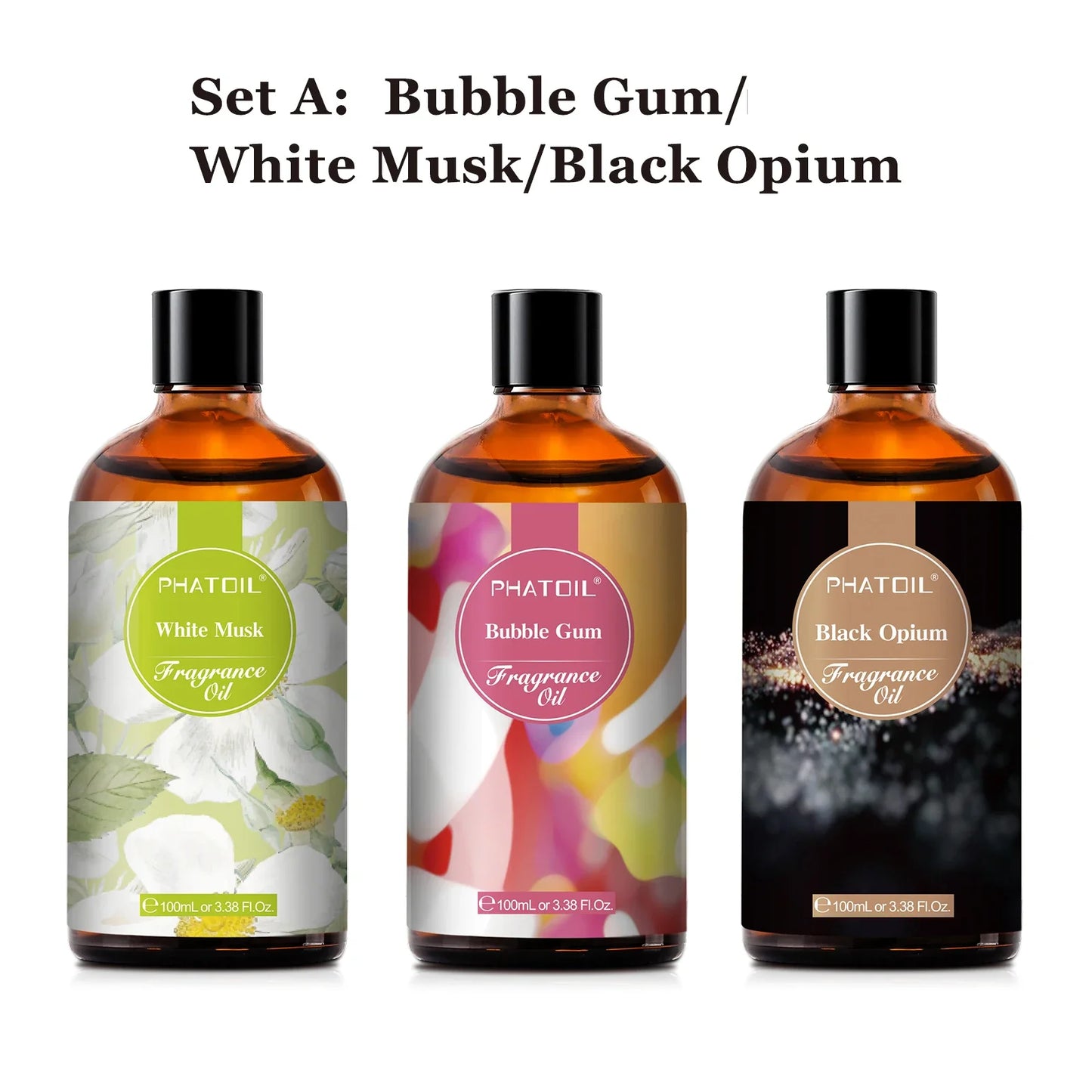 PHATOIL 100ml Fragrance Oil – Coconut, Vanilla, Musk & More