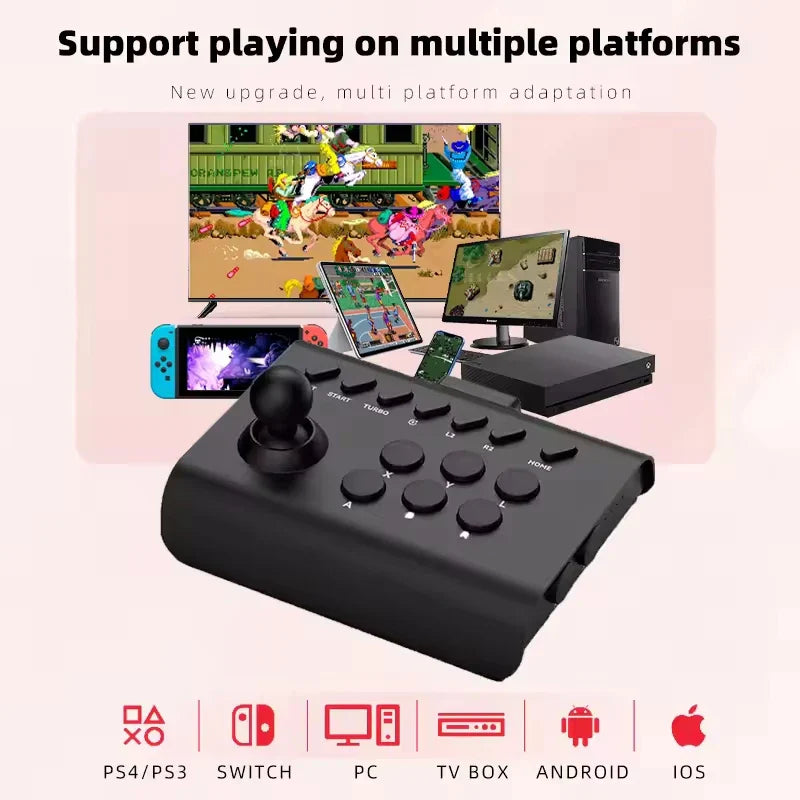 AyeBeau Arcade Bluetooth Gamepad – Switch PS4 PS3 PC iOS Android