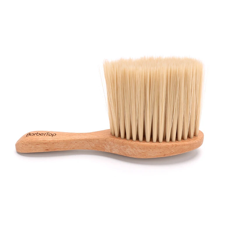 Barber Shop Neck And Facial Cleaning Brush Handheld Long Hair Brush Hair And Beard Brush Salon Hairdressing Styling Tools Peaceful Pleasures Health and Wellness B