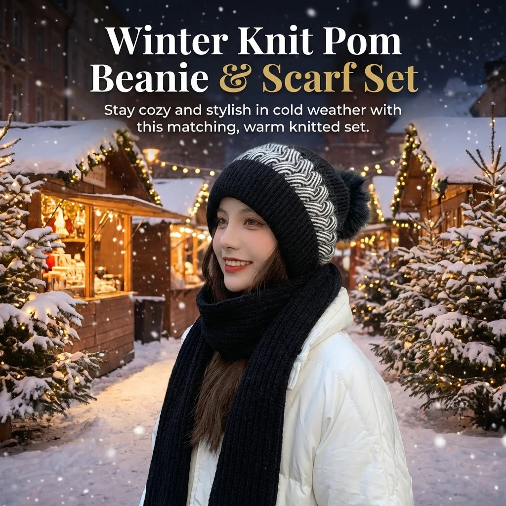 Winter Warm Knitted Hat for Women Thickened Soft Yarn Outdoor Cycling Cap Windproof Earflap Peaceful Pleasures Health and Wellness