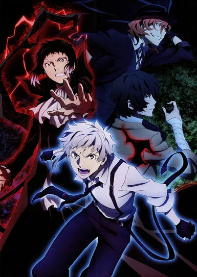 Bungou Stray Dogs Anime Canvas Wall Art Poster | Unframed Print