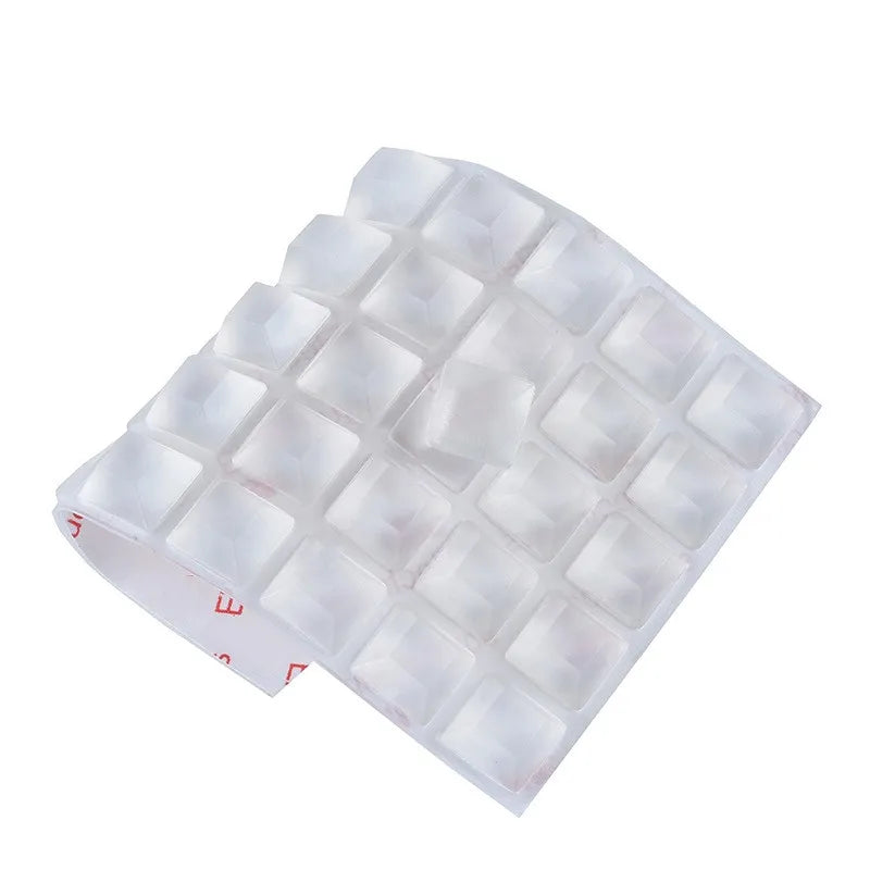 Self-Adhesive Clear Silicone Cabinet Door Bumpers & Cushion Pads