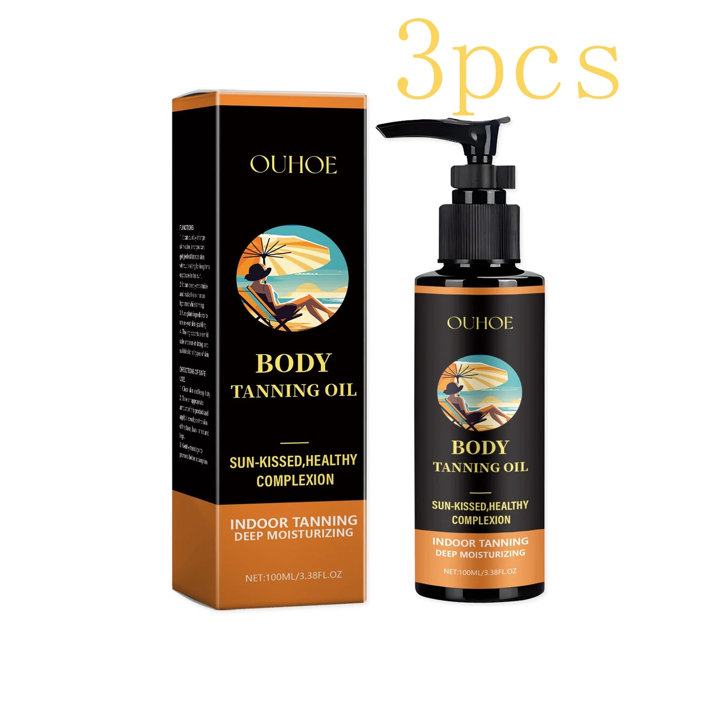 Moisturizing Tanning Oil for Natural Bronze Glow | 100ml