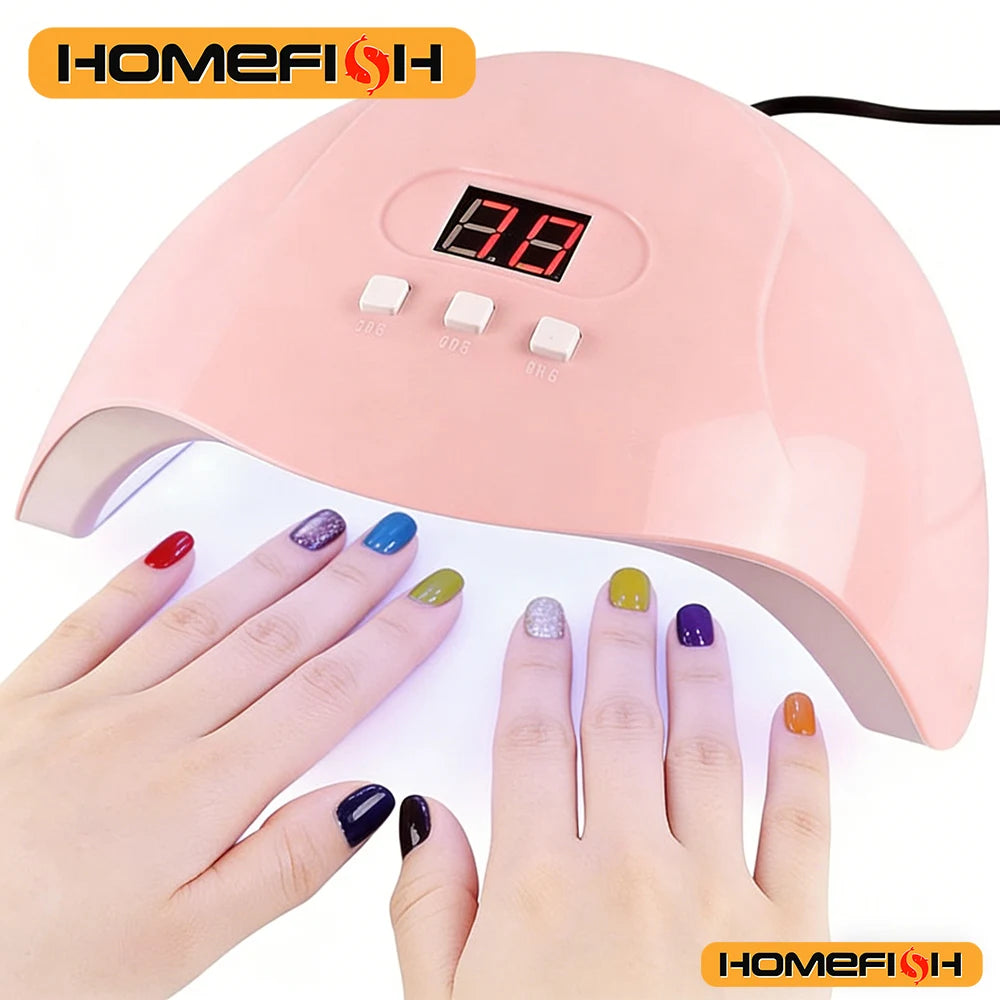 UV curing lamp professional nail art tools, used for drying nail glue - nail phototherapy equipment Peaceful Pleasures Health and Wellness