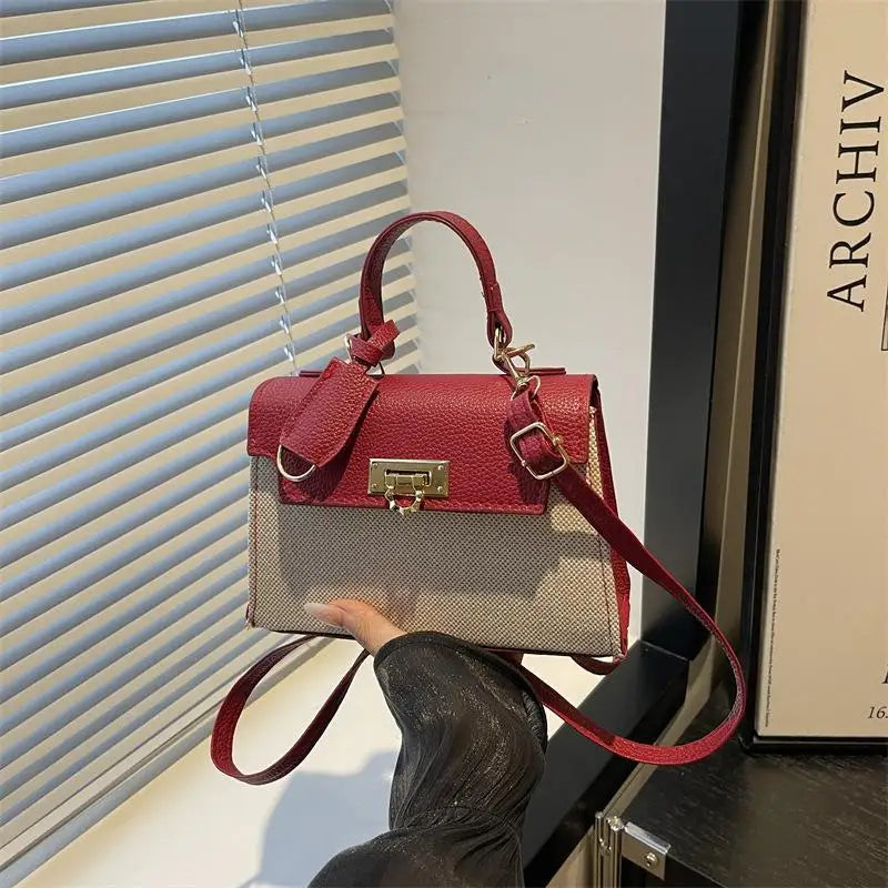 Women's PU Leather Crossbody Shoulder Tote Bag | Stylish Purse