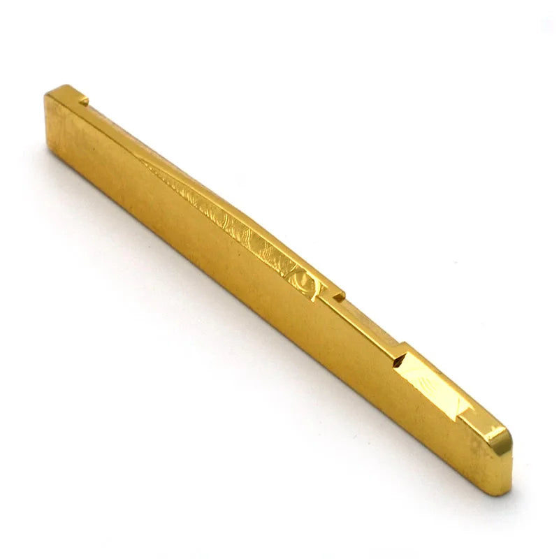 4 5 6 String Brass Nut Saddle Multi Gold Plated Electric Guitar