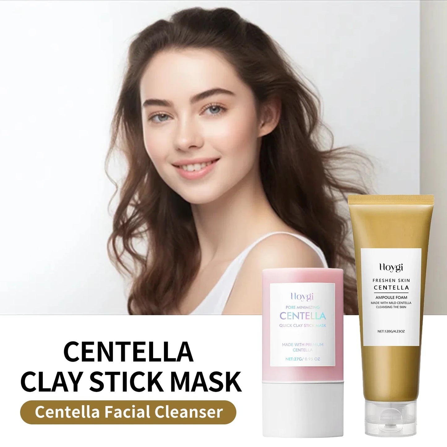 Hoygi Centella Asiatica Clay Mask Stick – Oil Control & Deep Cleanse