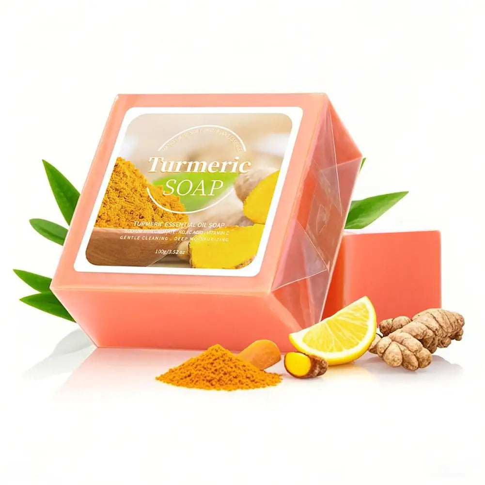 Turmeric Rose Smooth Cleansing Natural Soap Cleansing Smooth Handmade Essential Oil Soap Peaceful Pleasures Health and Wellness