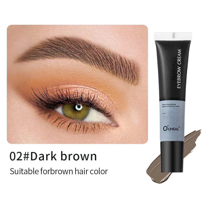 Tear-Off Eyebrow Dye Cream – Waterproof & Natural Look
