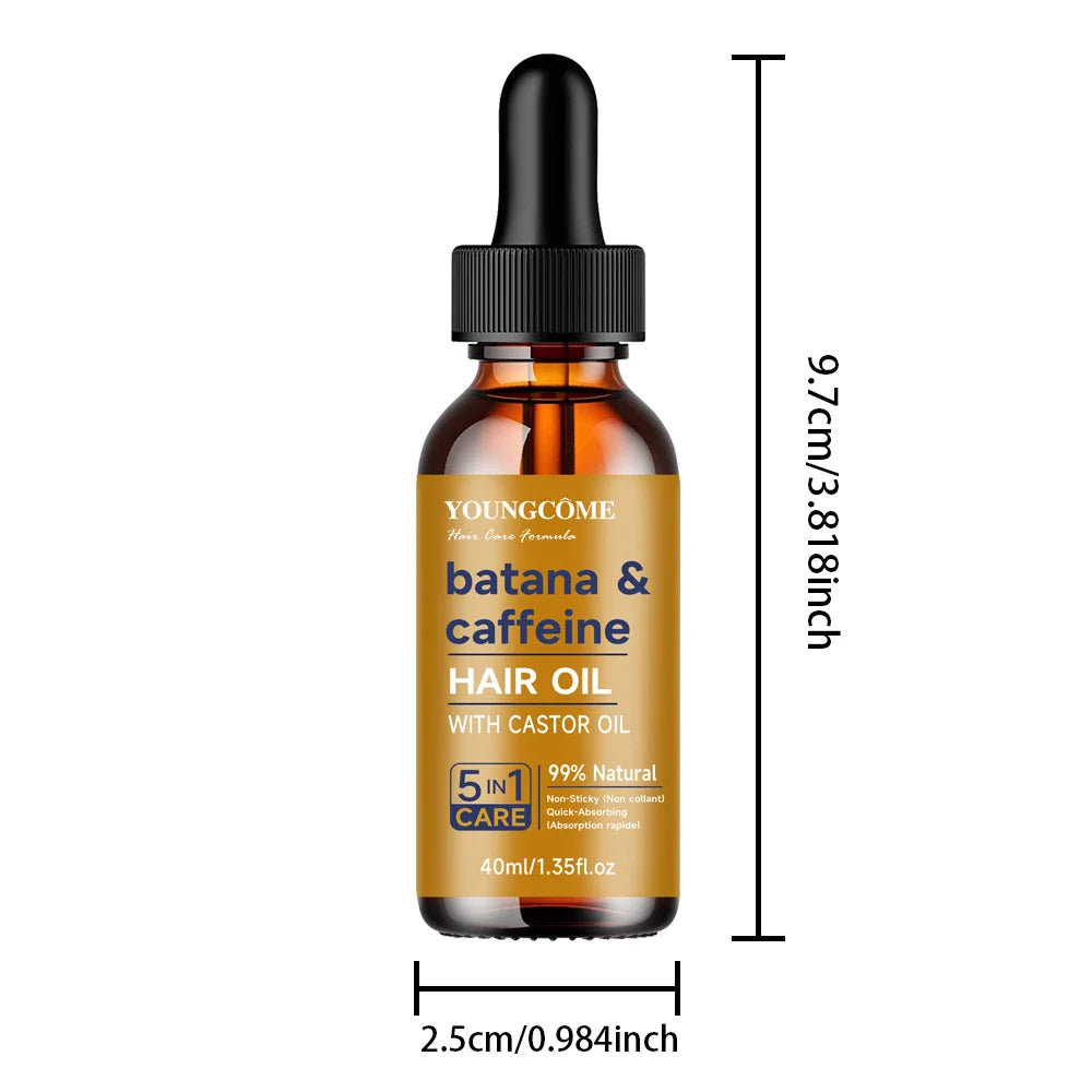 Batana & Caffeine Hair Treatment Oil – Strengthen & Condition