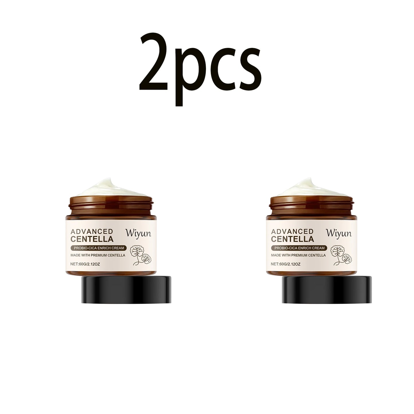 WIYUN Centella Probiotic Soothing Cream | 60g Facial Moisturizer