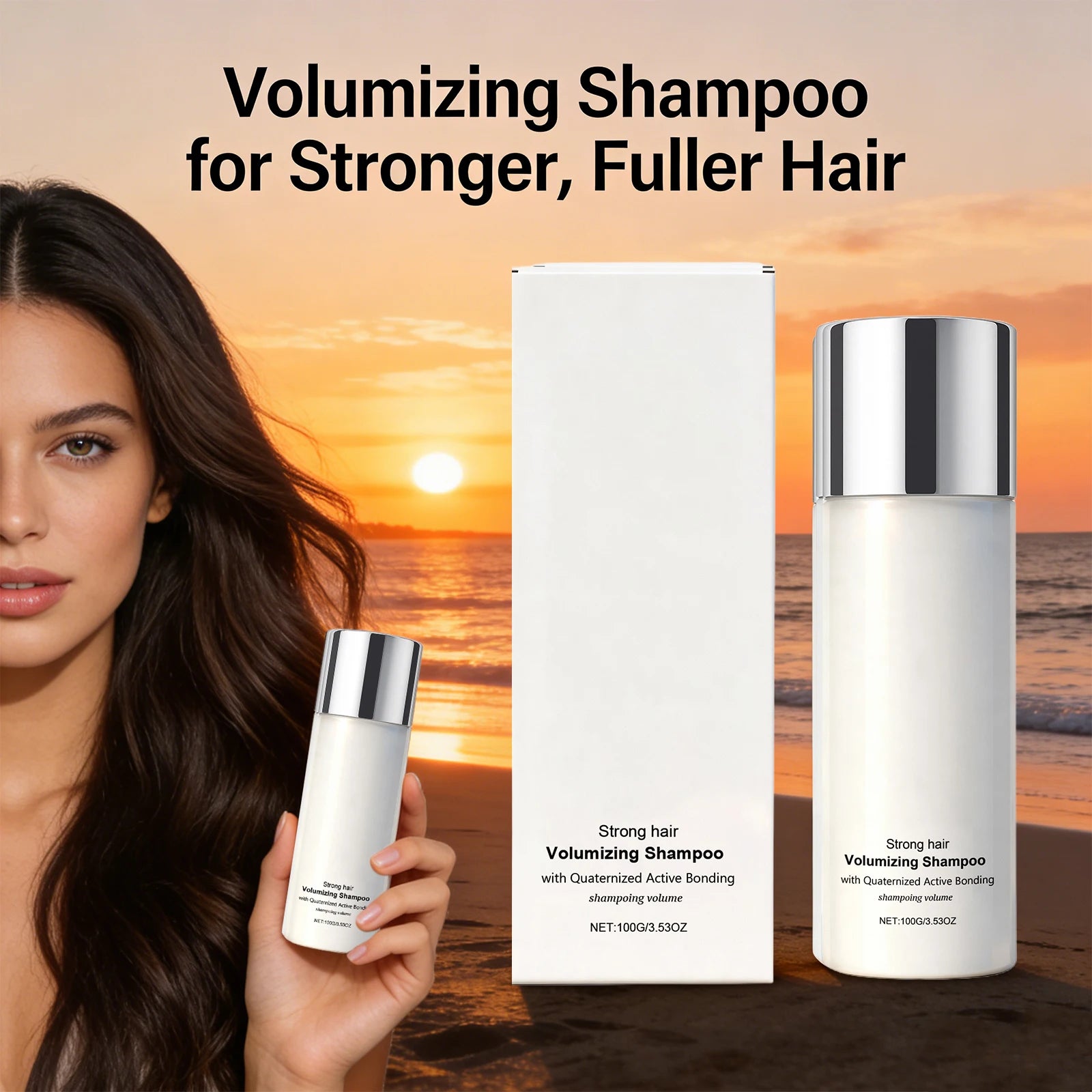 Volumizing Shampoo Thickening & Strengthening Hair Nourishing Scalp Reduce Dry Frizz Hair Lasting Freshing Repair Hair Care Peaceful Pleasures Health and Wellness