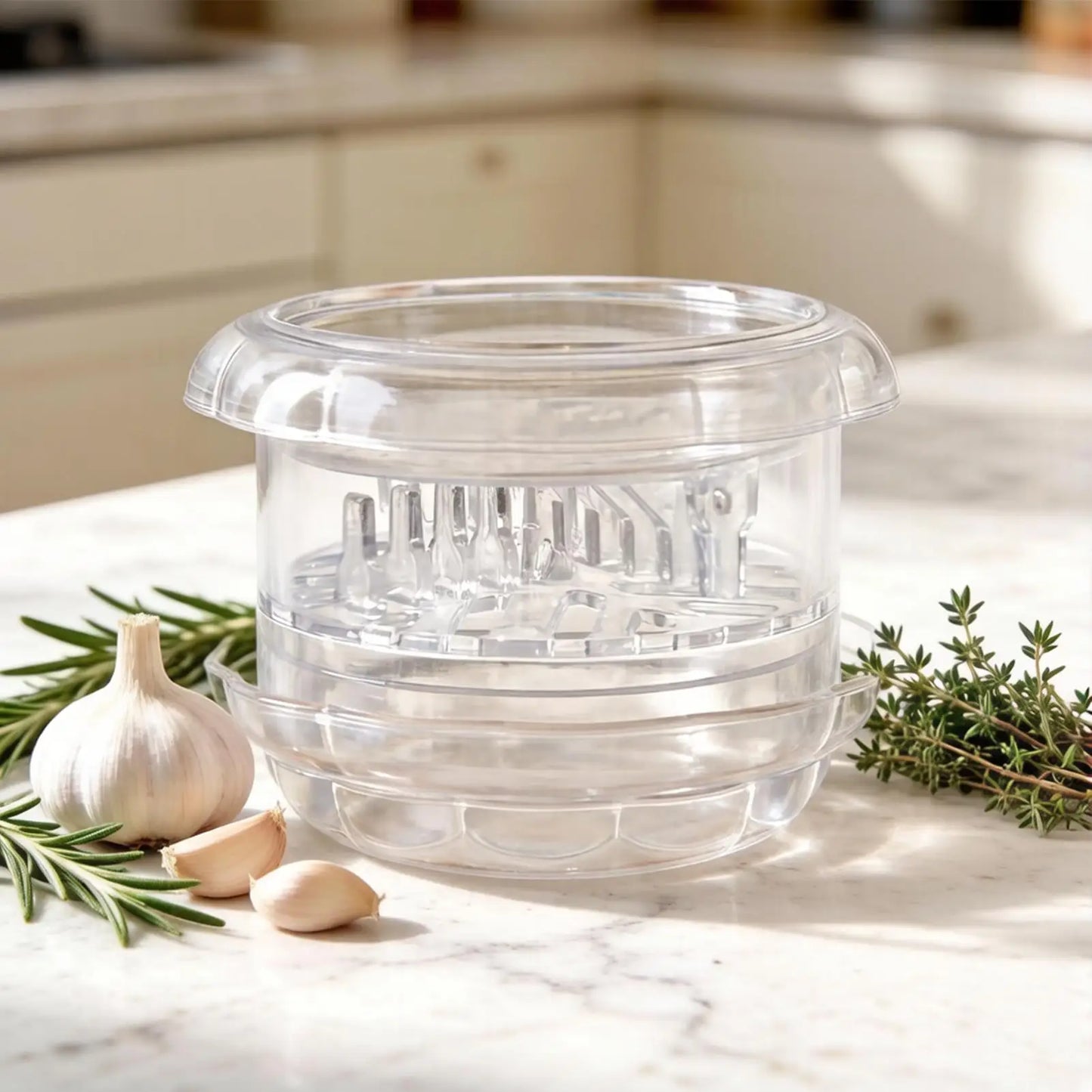 Manual Twist Garlic Crusher & Ginger Mincer | Kitchen Gadget