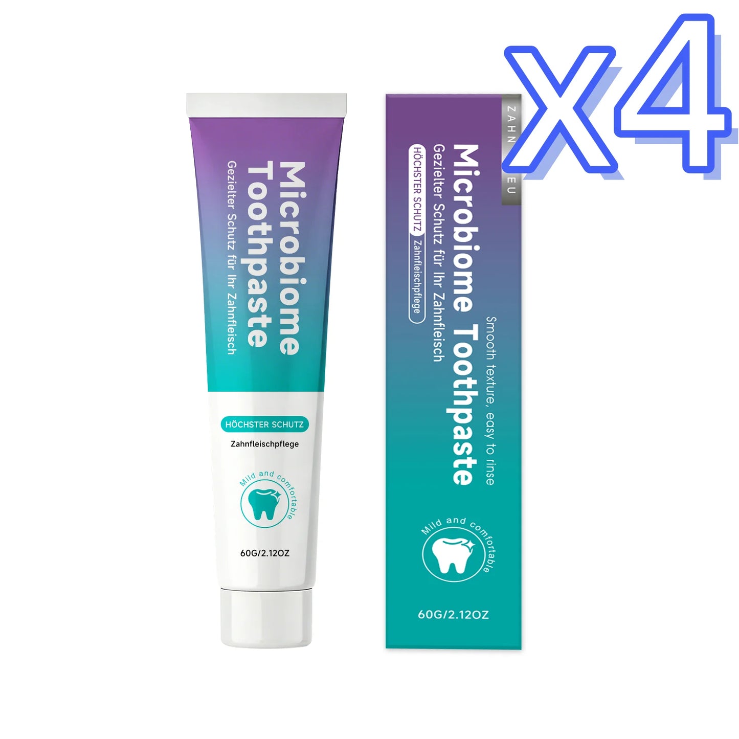 Menthol Toothpaste Instant Fresh Breath Remove Stains Clean Oral Bacteria Protect Enamel Health Teeth Brightening Toothpaste 60g Peaceful Pleasures Health and Wellness 60g Boxed x 4