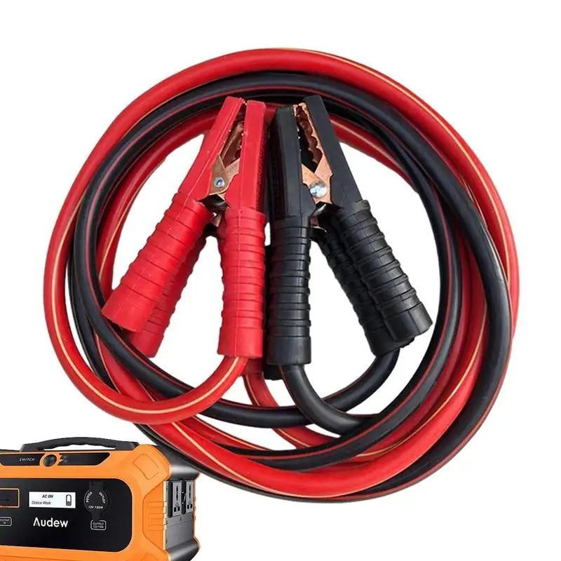 Jumper Cables 1500A 3 m/4M Heavy Duty Automotive Booster Cables Emergency Jump Starter Leads Double-ended With Clamps Clips Peaceful Pleasures Health and Wellness