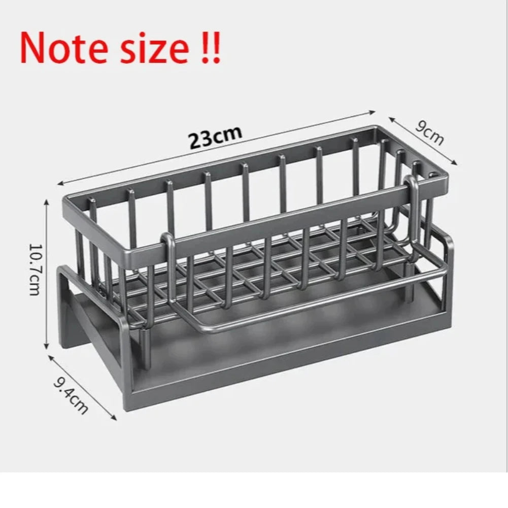 Kitchen Sink Organizer – Self-Draining Sponge & Soap Holder