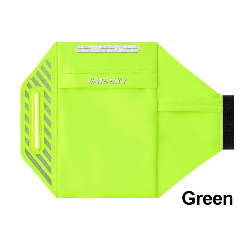 cell phone armband for running armband cell phone case Sport phone armband arm bag for men Sports Accessories Mobile phone pouch Peaceful Pleasures Health and Wellness Green