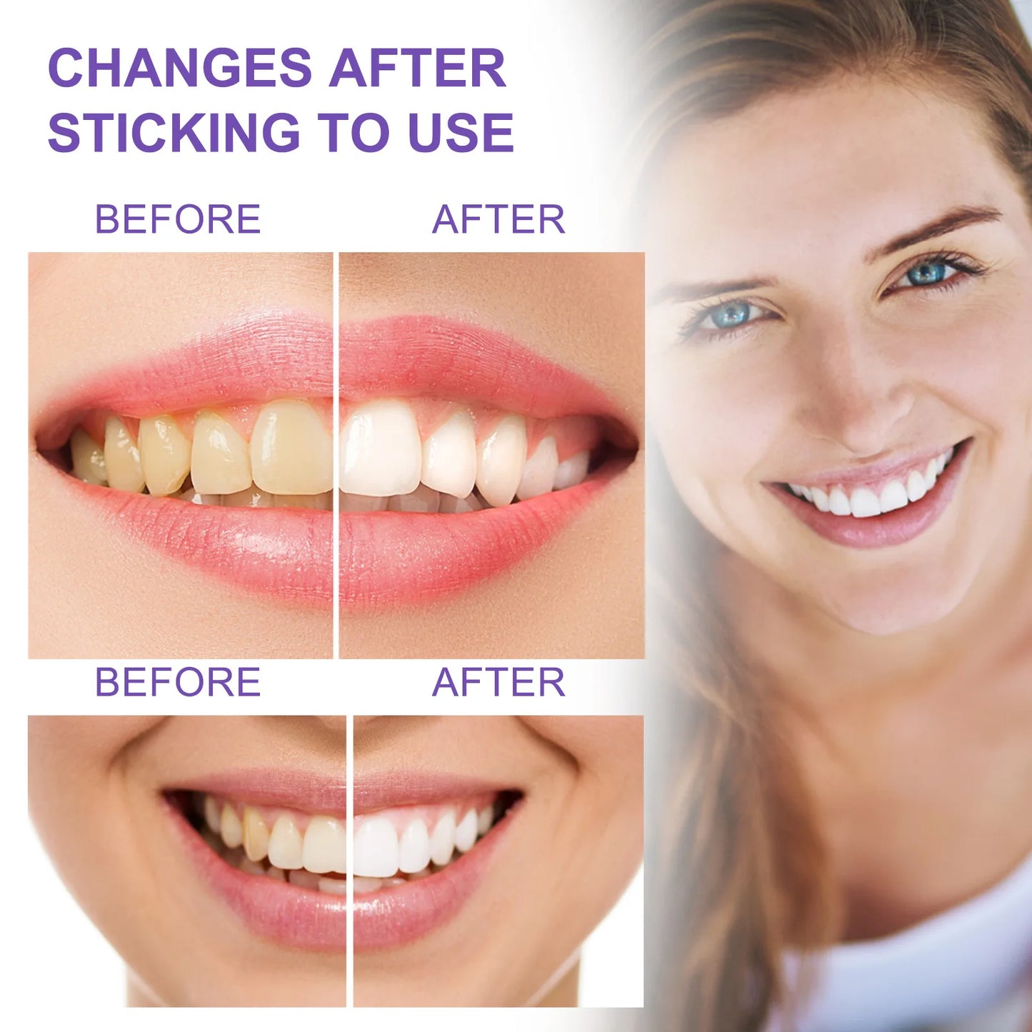 EELHOE Purple Teeth Whitening Toothpaste | Brightening & Fresh Breath