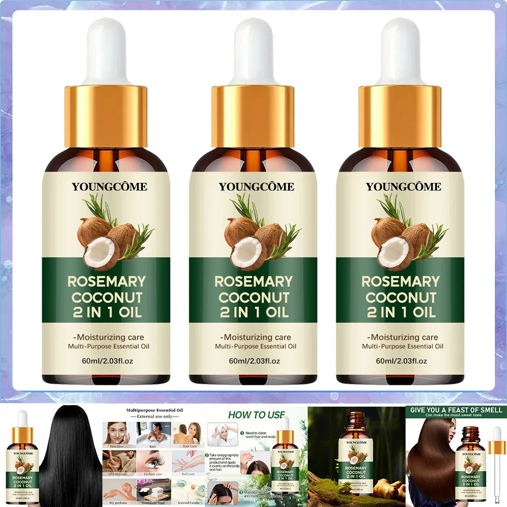 YOUNGCOME Rosemary & Coconut Oil Scalp Serum | Hair Treatment