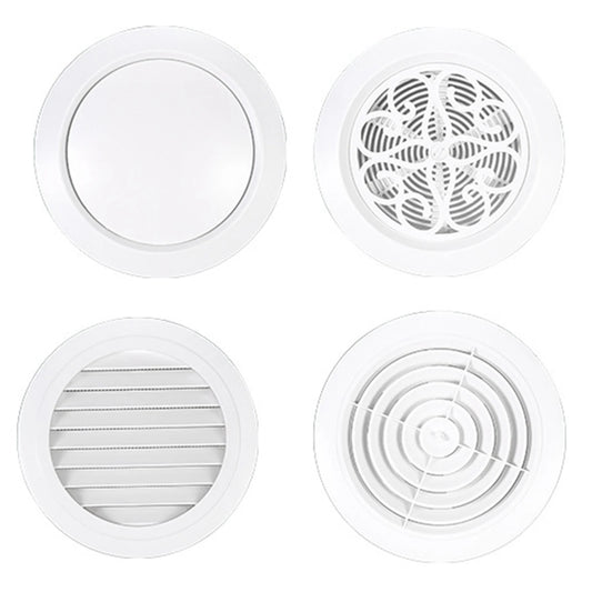 4 Types Air Vent Cover Ventilation Grill Outlet With With Built-In Screen Mesh Adjustable Vent Exhaust Hood For Wall Ceiling Peaceful Pleasures Health and Wellness