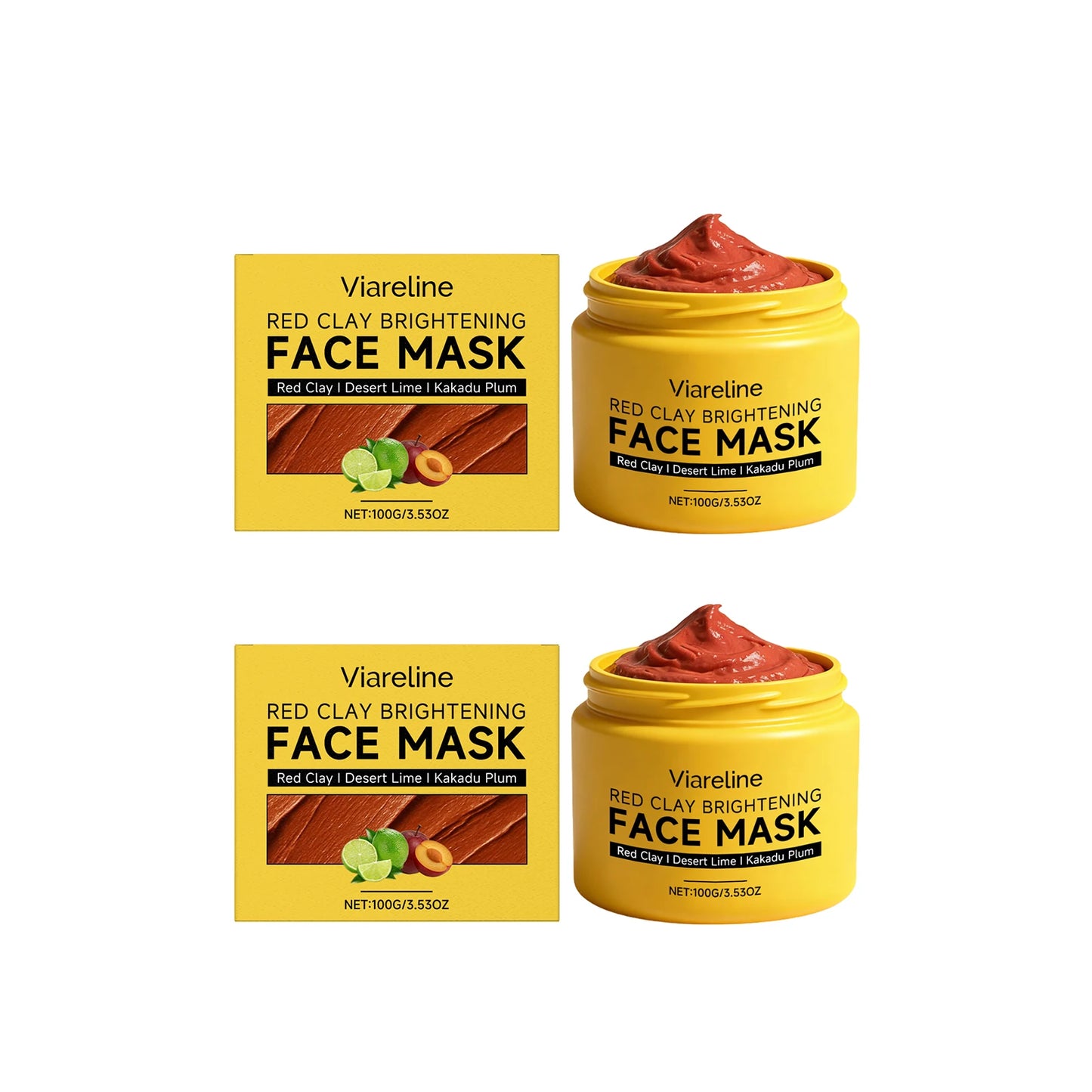 Brightening Face Mask Hydrating Improve Dull Skin Smoothing Shrink Pores Repair Remove Blackheads Oil Control Glowing Face Mask Peaceful Pleasures Health and Wellness 200g boxed