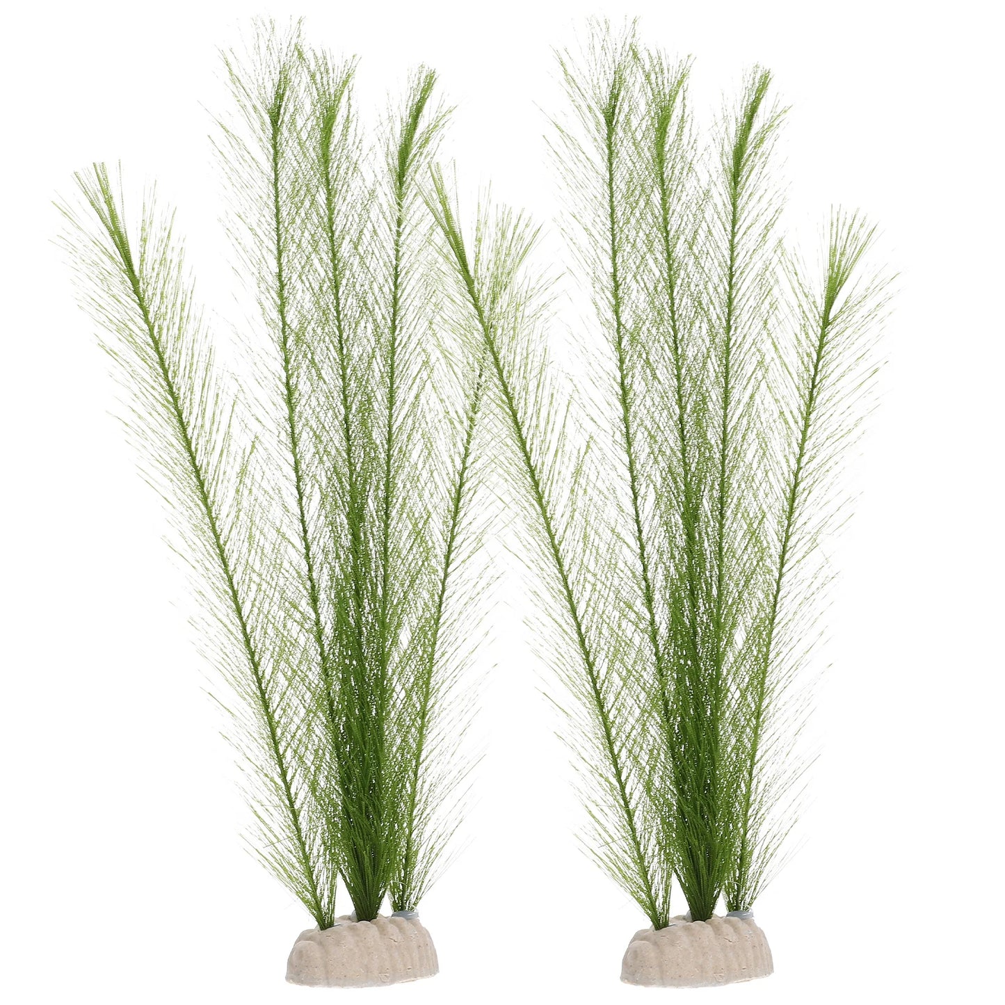 2-Pack Artificial Silk Aquarium Plants – Realistic Fish Tank Decor