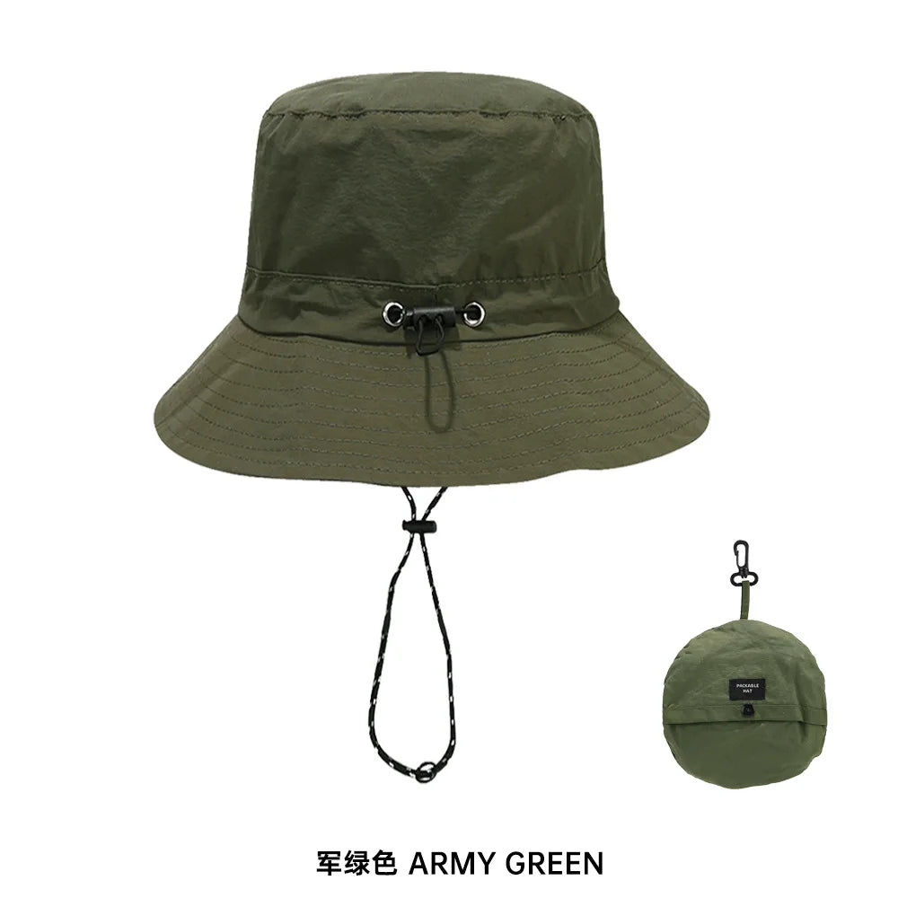 Waterproof Packable Bucket Sun Hat – Quick-Dry, Men & Women