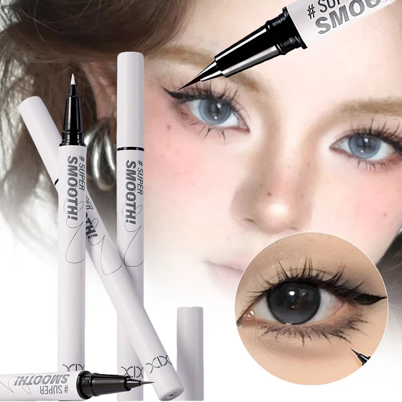 0.01mm Ultra Fine Eyeliner Pen – 24H Waterproof, 3 Colors