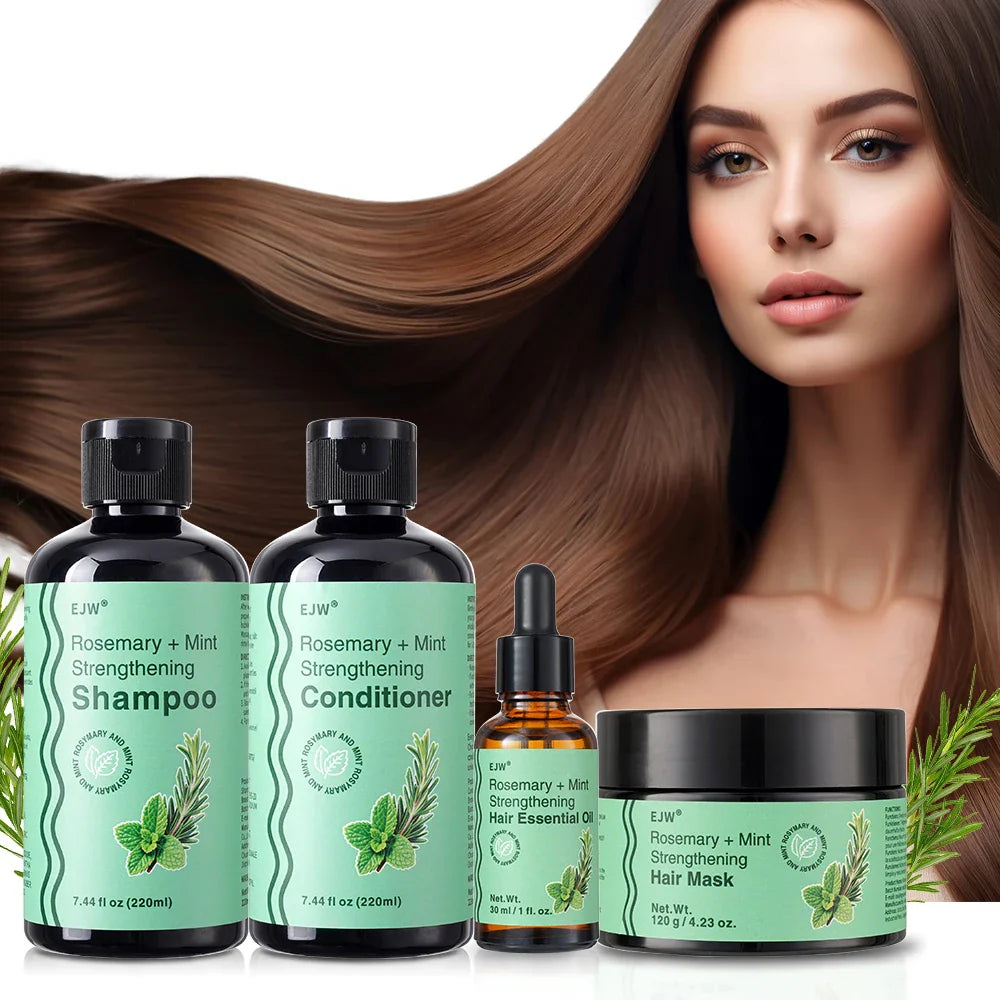 Rosemary Hair Care Set – Shampoo, Conditioner, Mask & Oil