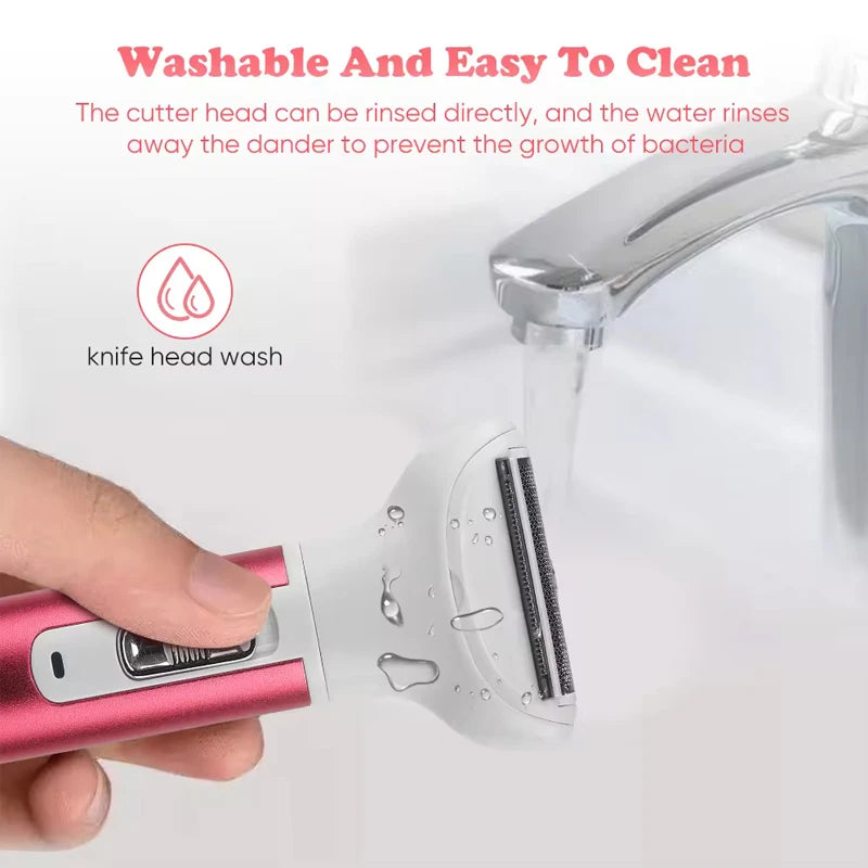 Painless Hair Removal Nose Beard Eyebrow Trimmer Painless Hair Removal Nose Beard Eyebrow Trimmer Bikini Women Shaver Peaceful Pleasures Health and Wellness