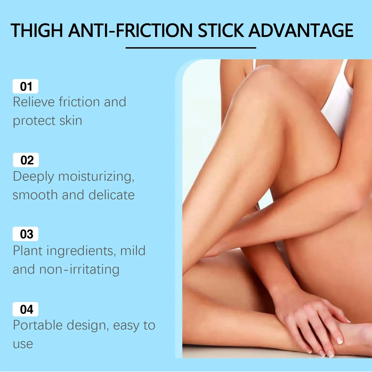 Jaysuing Anti-Friction Cream Stick | Thigh Chafe Guard 15g