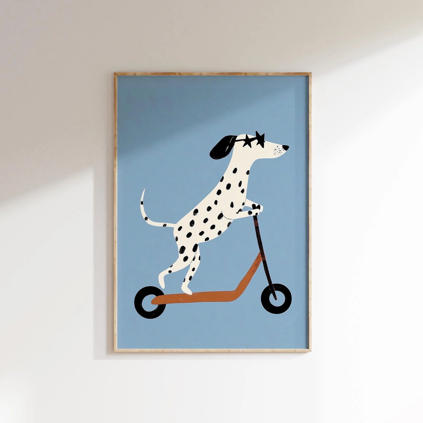 Cute Skateboard Dog Dachshund Canvas Prints Poster Cartoon Funny Animal Art Prints Bedroom Nursery Wall Art Home Decor Poster Peaceful Pleasures Health and Wellness K 40x60cm Unframed