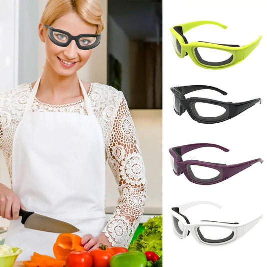 Anti-Crying Onion Goggles No-Tear Eye Protection for Kitchen Cooking with Anti-Fog Lens Universal Fit Over Prescription Glasses Peaceful Pleasures Health and Wellness
