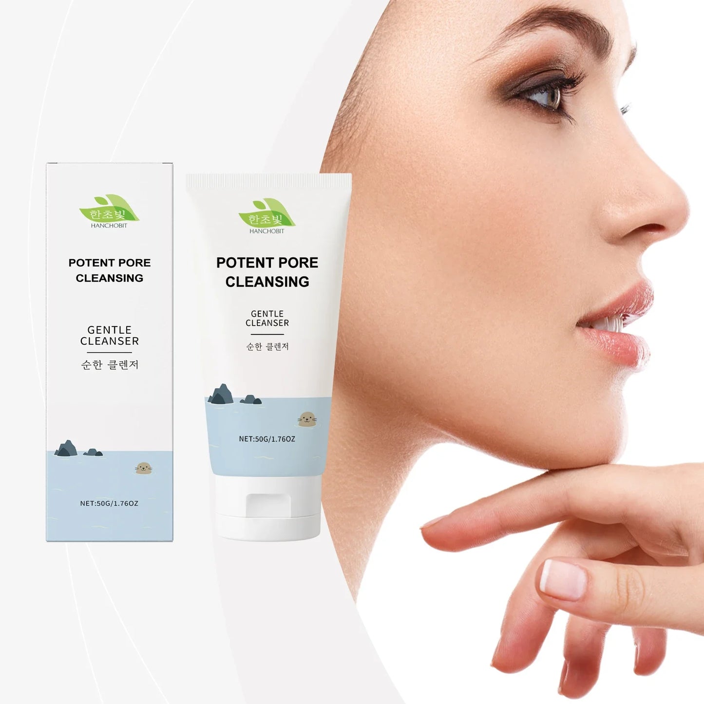 HANCHOBIT Moisturizing Face Cleanser – Hydrating & Pore Refining