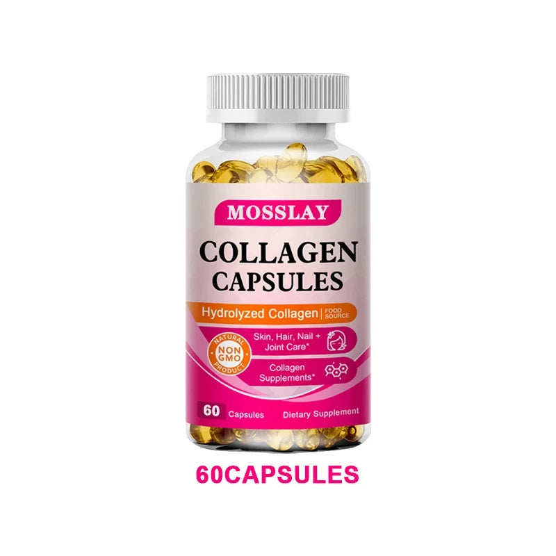 Collagen Capsules with Hyaluronic Acid & Vitamin C | 30–120ct