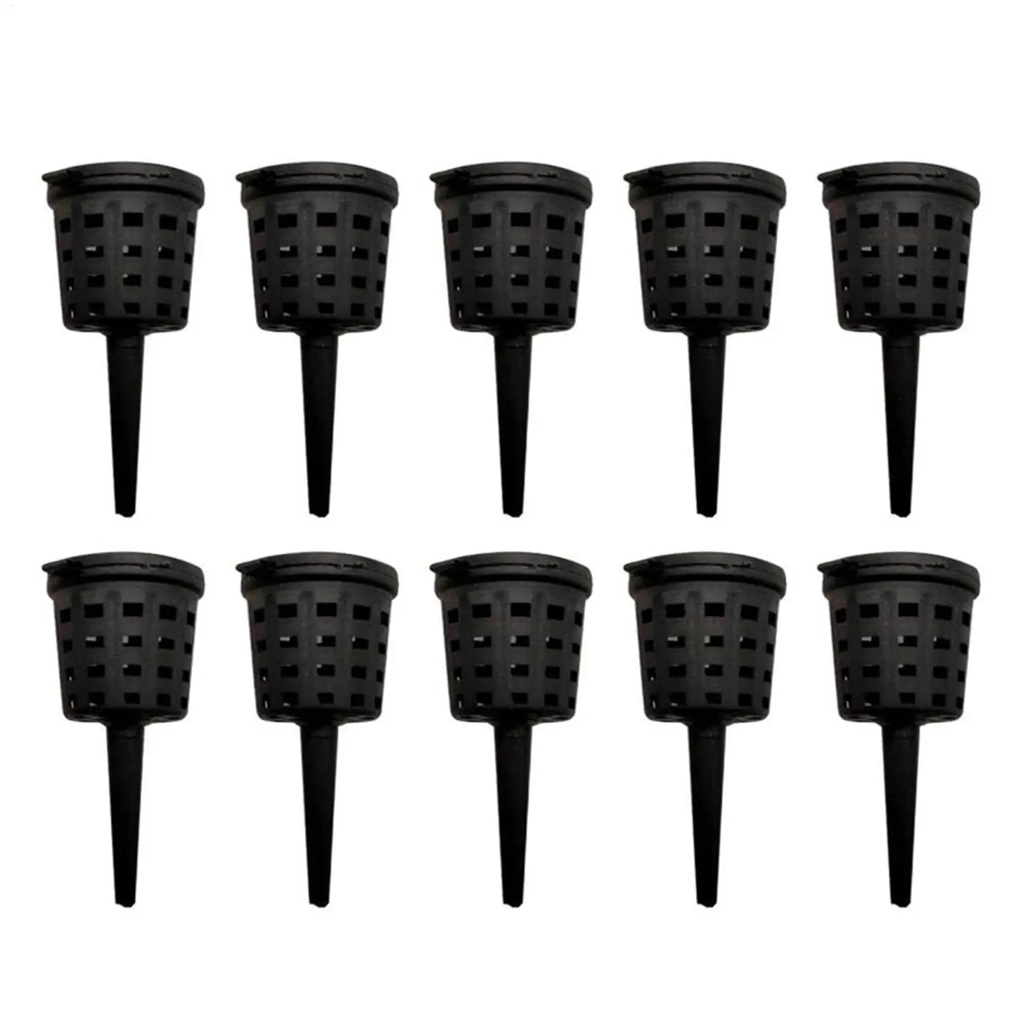 10-Pack Bonsai Slow Release Fertilizer Mesh Baskets with Lid