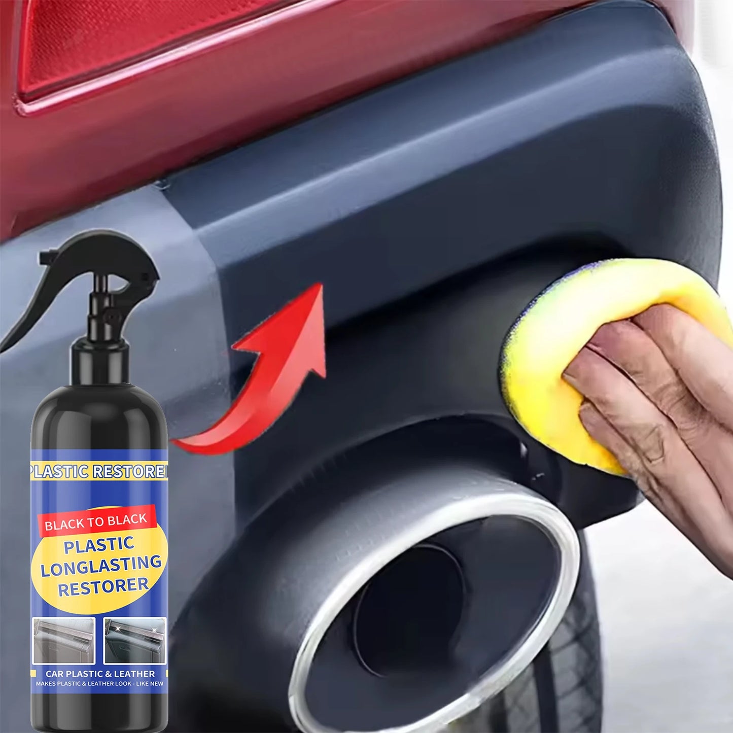 Car Plastic Restorer Coating Agent Auto Plastic Rubber Exterior Repair Clean Refresh Restoration Agent Black Shine Seal Brighten Peaceful Pleasures Health and Wellness