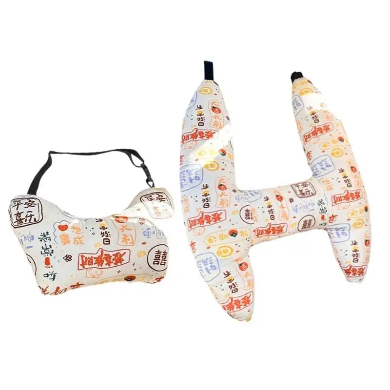 Kids H-Shaped Car Travel Pillow – Neck & Head Support