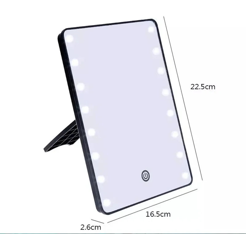 16 LED Touch Dimmer Illuminated Vanity Makeup Mirror