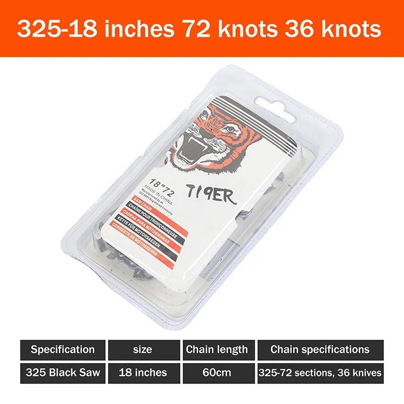 New 18/20/22/24 Inch Metal Chainsaw Chain Spare Parts Link Chainsaw Saw Chain Blade Electric Saw Accessories For Wood Cutting Peaceful Pleasures Health and Wellness 18inch