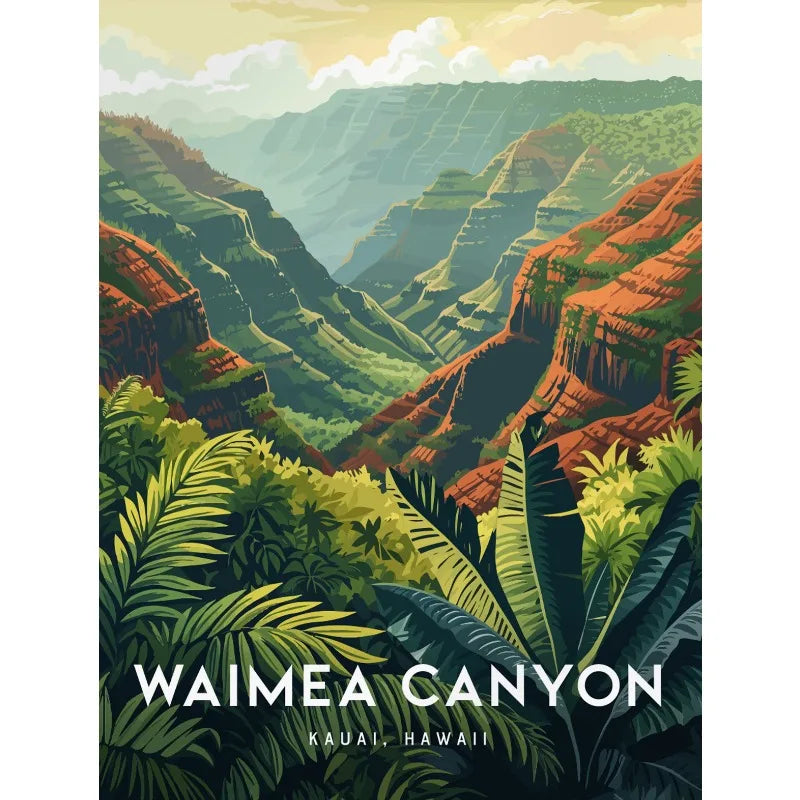 Vintage Hawaii Lahaina Beach Landscape Canvas Wall Art Poster Canvas Wall Art Peaceful Pleasures Health and Wellness 16 40x50cm Unframed