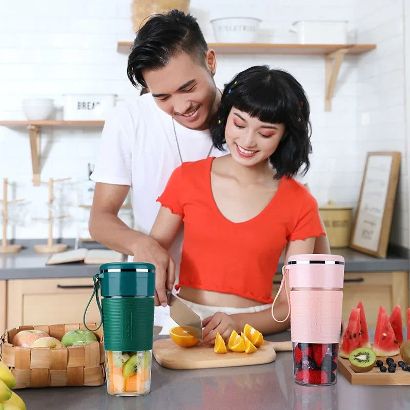 Portable USB Rechargeable Mini Blender & Juicer – 300ml Cup