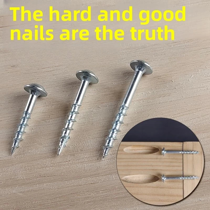 coarse teeth Carpentry Bevel Hole Screws ST4-25 32 38 50 63mm Cross Screw Slotting Half-teeth Self-tapping Screws Wooden Boards Peaceful Pleasures Health and Wellness
