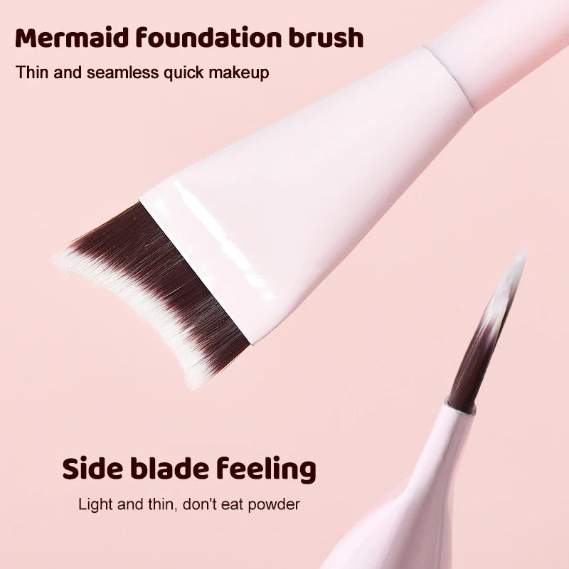 1/8 PCS Makeup Brushes Set Eye Shadow Foundation Women Cosmetic Brush Eyeshadow Blush Beauty Soft Hair Make Up Tools With Bag Peaceful Pleasures Health and Wellness
