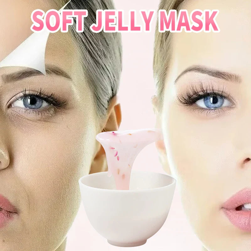 Rose Collagen Hyaluronic Acid Jelly Peel-Off Face Mask Powder