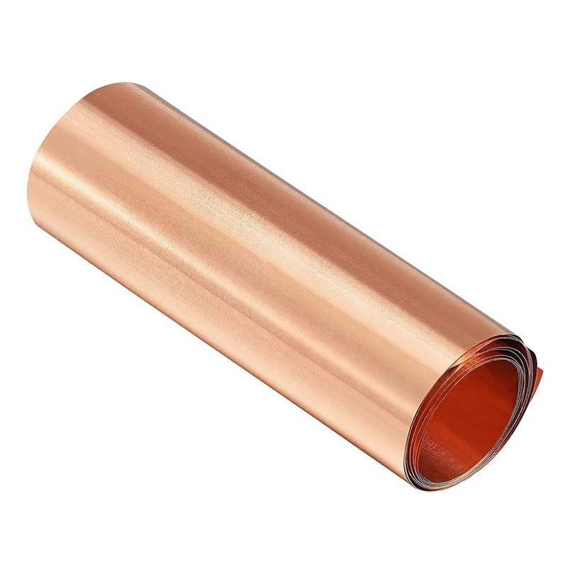 A36T-3X Copper Sheet Roll, Metal Foil Plate 1000Mm X 100Mm X 0.03Mm Peaceful Pleasures Health and Wellness