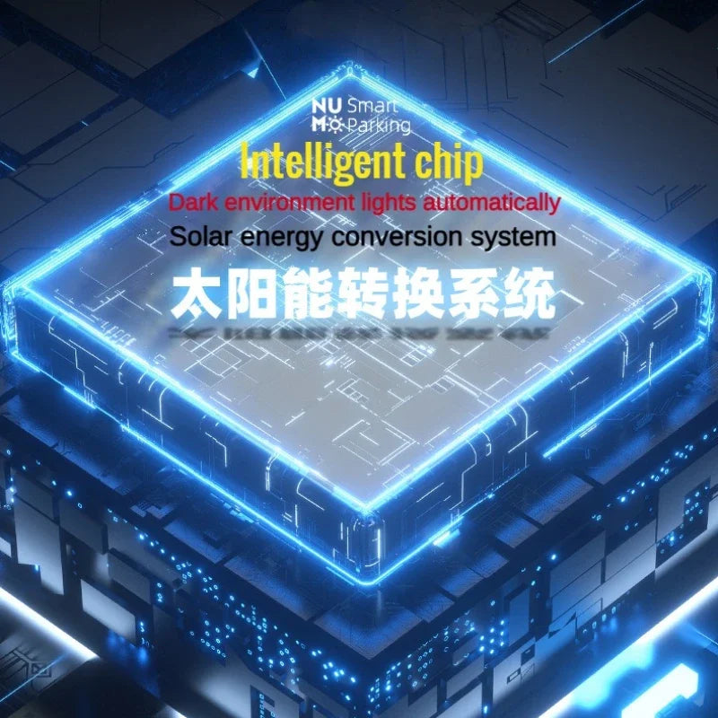 Solar Car Phone Number Plate Led Lighting Temporary Parking Card Hidden Plates Car Park Stop Multiple Number Parking Gadgets Peaceful Pleasures Health and Wellness