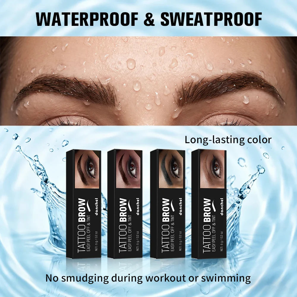 Peel Off Eyebrow Gel – Waterproof Long-Lasting Brow Tint