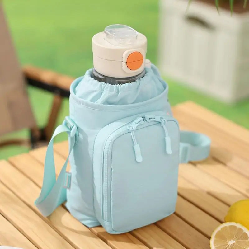 Insulated Water Bottle Bag with Adjustable Strap | Travel Sling