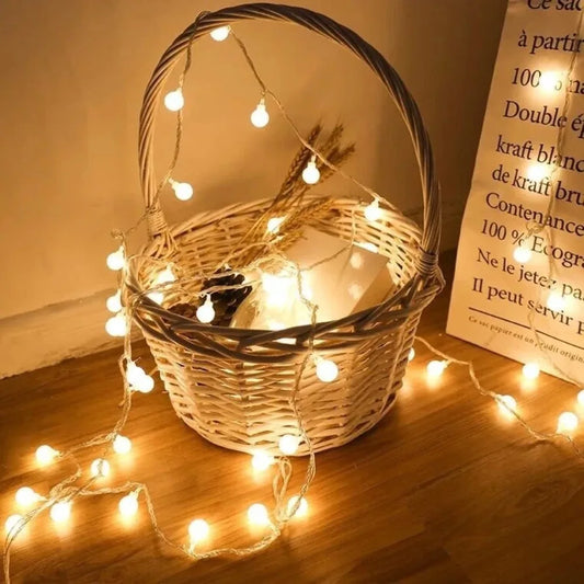 10M 80 LED Ball Fairy String Lights – USB/Battery Garden & Wedding LED Fairy String Lights Peaceful Pleasures Health and Wellness